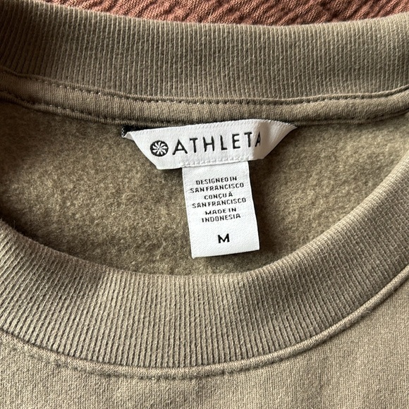 Coziest like new Athleta forever fleece sweatshirt - Picture 3 of 5